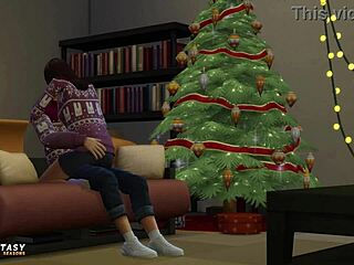 Winter Holiday with Liberty Lee in The Sims 4