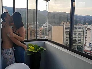 Colombian beauty sells house and gets taken hard.