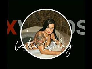 Latina Pornstar Starts Strip Tease, Ends with Cumshot in Eyes.