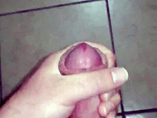 Solo woman masturbates intensely in private room