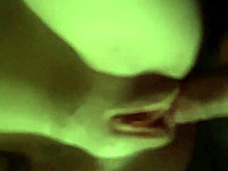 Couple engages in passionate sex with cock penetrating natural tits and pussy