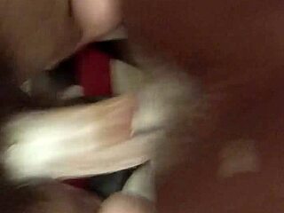 Black Guy Fills Ass with Cum for Husband to Fuck Bareback Close Up