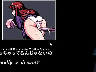 Crossdressing game with machine-translated subtitles and witch smashing