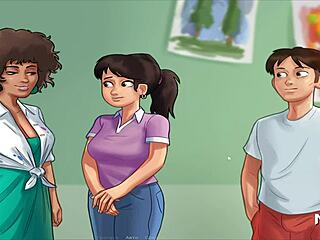 explore the ultimate nude art in summertimesaga episode e4 66 with anime style 😊