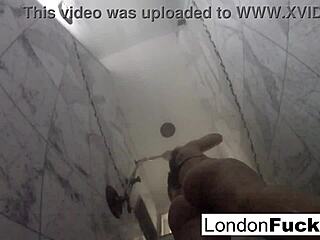 London Keyes masturbates nude