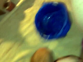 Horny Gay Guy Pees Panties in Solo Action