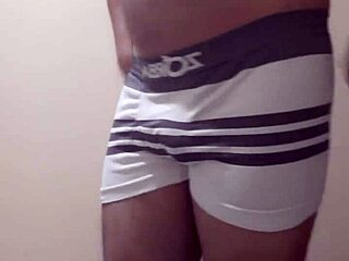 check out this gay guy with sexy thong and big ass