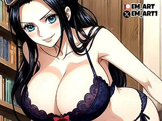 Nico Robin's European charm guides you to pleasure in French