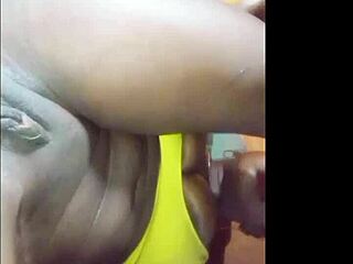 Naomie's craving for a large penis leads to explosive masturbation