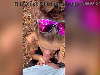 blowjob in the woods