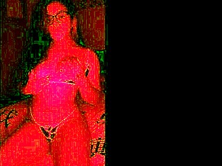 Latina tries new outfits showing ass