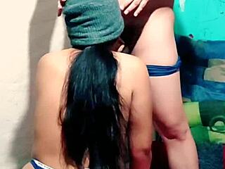 Latina Performs Intense Deepthroat Blowjob On Cock