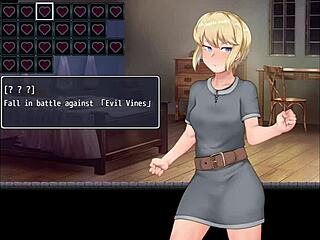 Blonde beauty discovers supernatural beings in a hidden cavern - Alissa and the Cave of Deprivation - Part 1