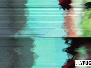 Lily Gets Fucked by Mr. Marcus While Watching on Wall