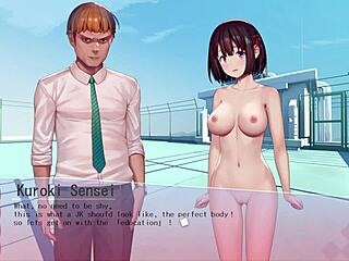 Schoolgirl Performs Blowjob and Masturbation in Hgame