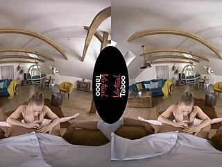 Croatian Brunette Shaved Pussy Split On Big Cock In POV Taboo Handjob Hardcore