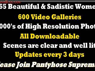 Eagertoplease Trailerlongest Showcases Blonde in Pantyhose Fetish