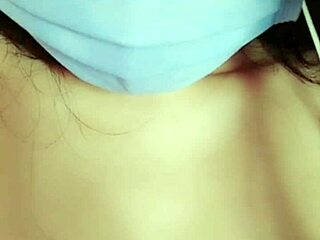 Vietnamese Teen With Big Tits Dresses Up