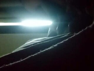 Hot young girl in couple scene