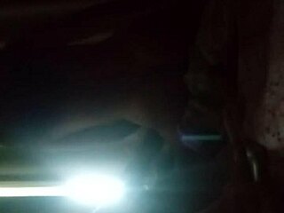 Hot young girl in couple scene