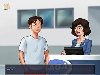 Monster cock in a summertime saga PC gameplay video