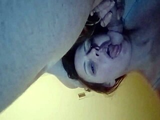 Amateur blowjob during work from home