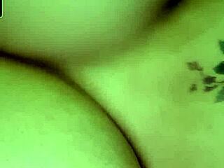 Amateur with huge tits tests live webcam on mobile phone