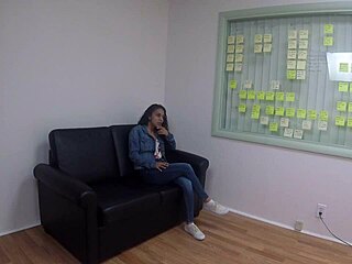 tala black in casting interview, left side