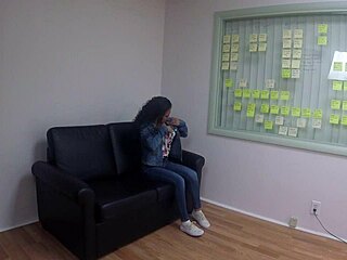 tala black in casting interview, left side