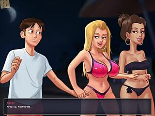 Summertime Saga 248: bent over doggystyle action?