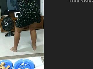 Amateur cuckold husband watches wife's fetish foot play