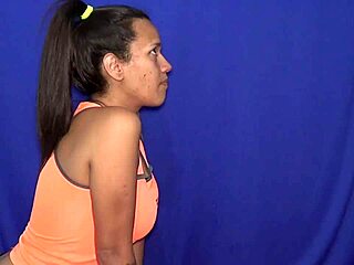 Oral sex with intense throat penetration