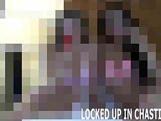 Hey, I’ll lock your cock so you can’t play!