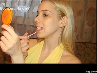 gorgeous hungarian blondes in lingerie pleasuring each other's pussies naked