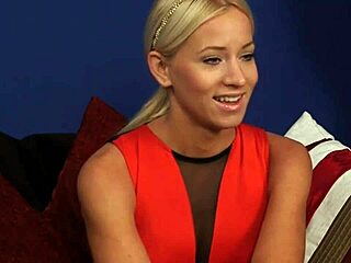 euro babe sucks first-timer's cock and gets a cumshot