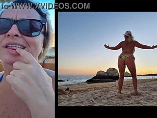 Lisa Aranha feels sensual on the stairs, almost falling in emotional moment