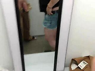 shellyseth and smarien75 banging wild in walmart dressing room!