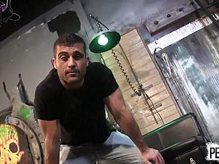 Lance Hart's POV video of bullying and wedgie play on a tied-up victim