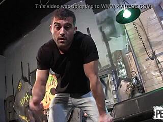 Tied up tight and bullied by Lance Hart with wedgies POV