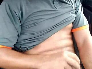 Soloboy masturbates outdoors in solo scene