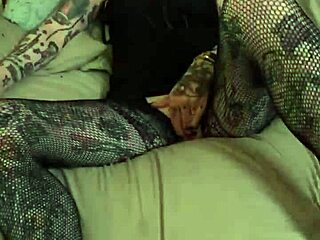 feel the encouragement while jerking off with tattoos and glasses