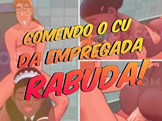 Watch the maid's big ass get assfucked in anime anal hentai!