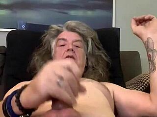 Homemade solo play with ejaculation