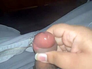 guy masturbates his small dick in solo session
