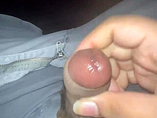 guy masturbates his small dick in solo session