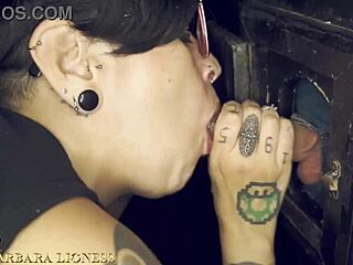 Chubby Nerd Engages in Sacanagem with Strangers at Gloryhole