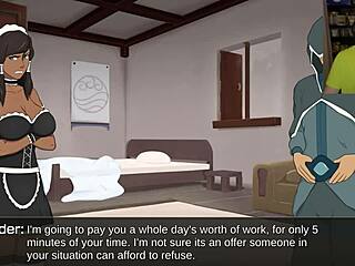 Avatar Korra! Bound In Bdsm, Getting Facial Cumshot!