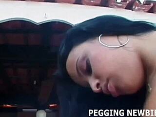 i will peg you like the sissy whore you are interracial bdsm