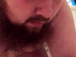 Young GAY Chub SUCKS And RIDES Dildo In Casual Story