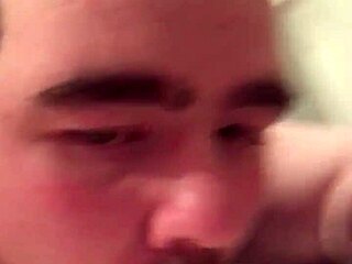 Young GAY Chub SUCKS And RIDES Dildo In Casual Story